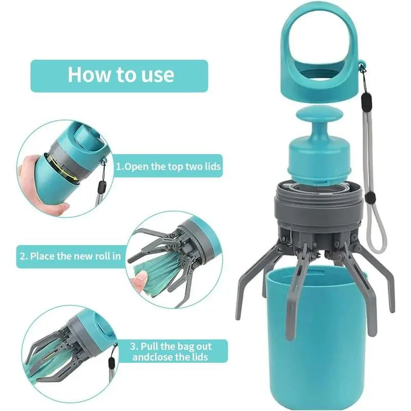 Effortless Outdoor Dog Poop Scooper - Portable, Durable & No-Touch Design for Easy Waste Removal