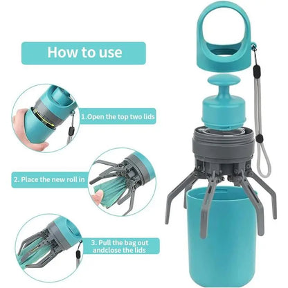 Effortless Outdoor Dog Poop Scooper - Portable, Durable & No-Touch Design for Easy Waste Removal